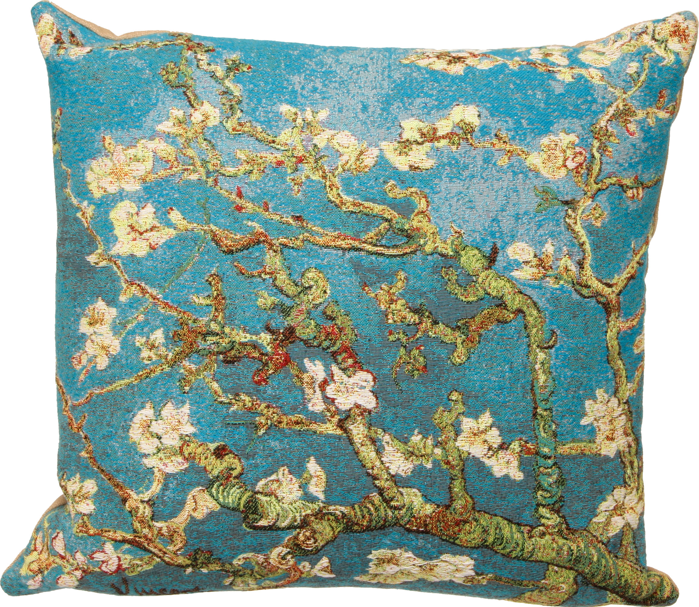 VINCENT VAN GOGH Almond Blossom - Grene med mandelblomster Billedvævning Poulin Design | Puder med smukke designs fra Poulin Design