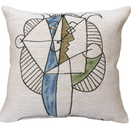 PICASSO "Tte de faune chevelu" 1946 Billedvævning Poulin Design | Puder med smukke designs fra Poulin Design