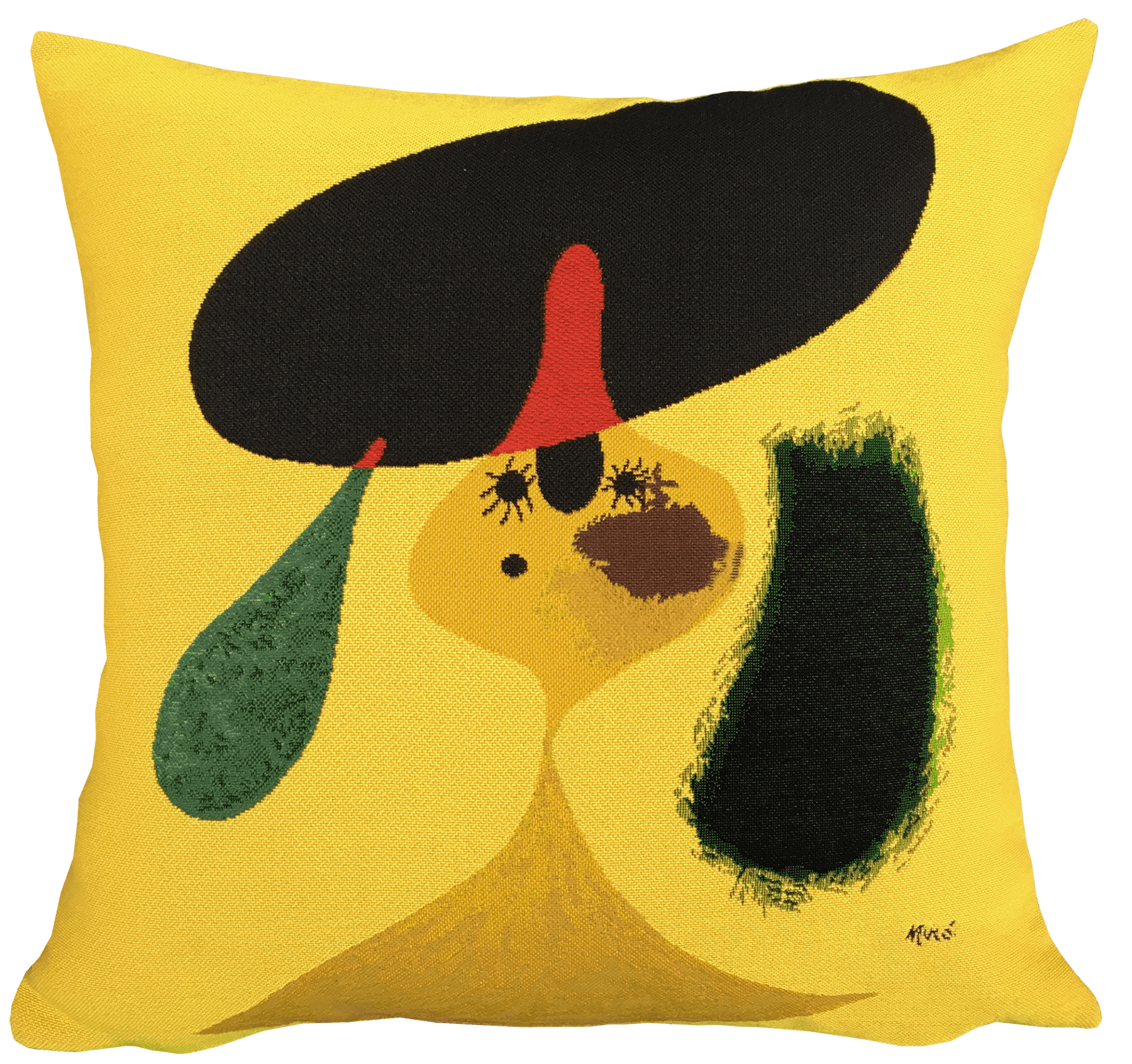 MIRO Portrait de jeune fille Billedvævning Poulin Design | Puder med smukke designs fra Poulin Design