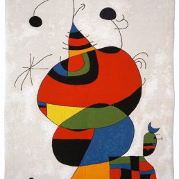 MIRO Femme oiseau etoile Billedvævning Poulin Design | Puder med smukke designs fra Poulin Design