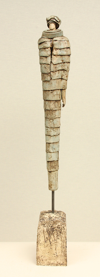 Wrapped woman Keramik Jikke van de Waal-Bijma | Malerier af Jikke van de Waal-Bijma