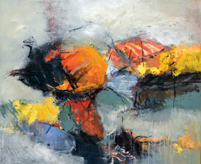 Natur komposition Malerier Carsten Frank | Køb kunst og malerier fra Carsten frank | Unikt udvalg