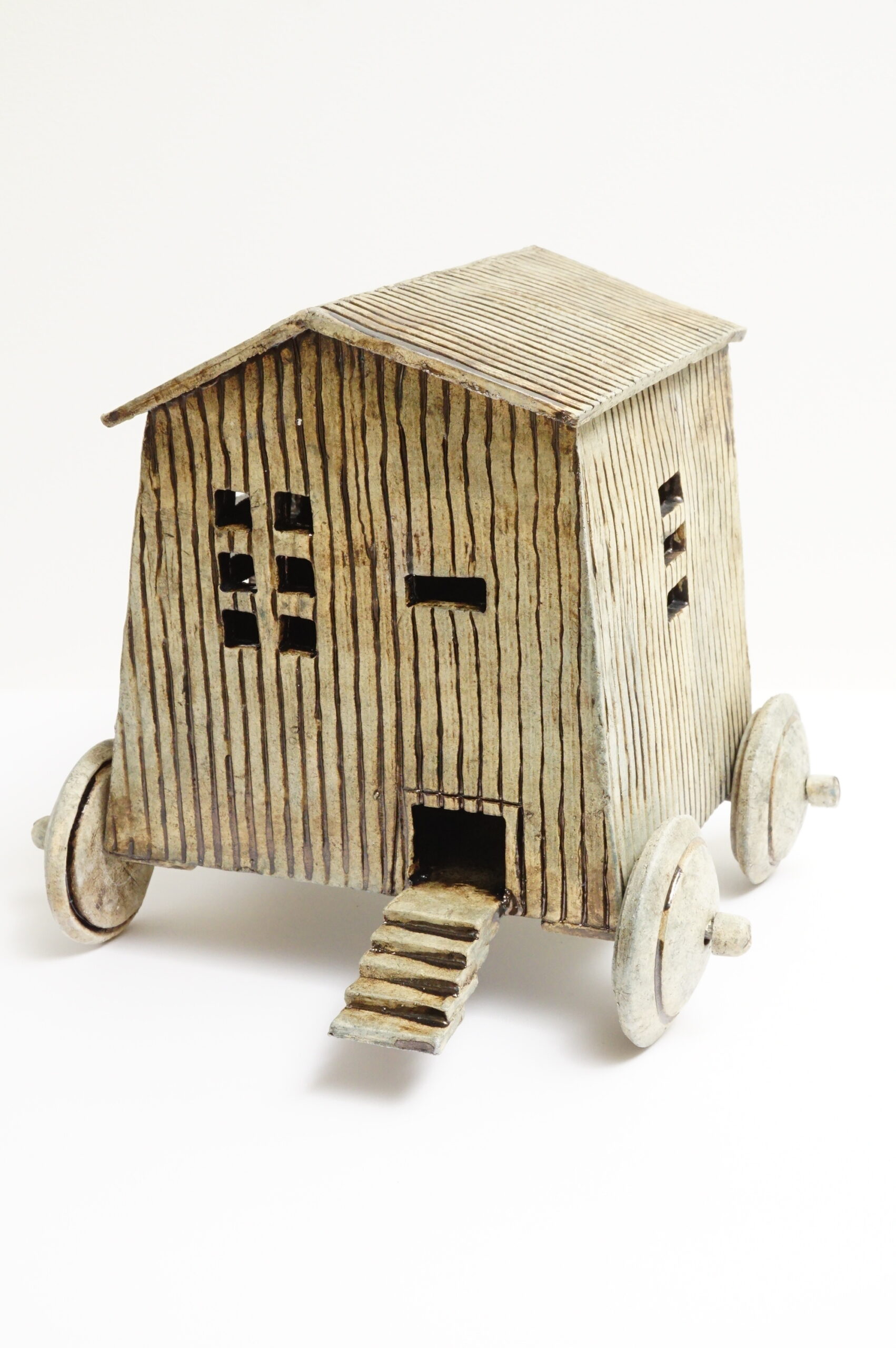 On the road Keramik Jikke van de Waal-Bijma | Malerier af Jikke van de Waal-Bijma