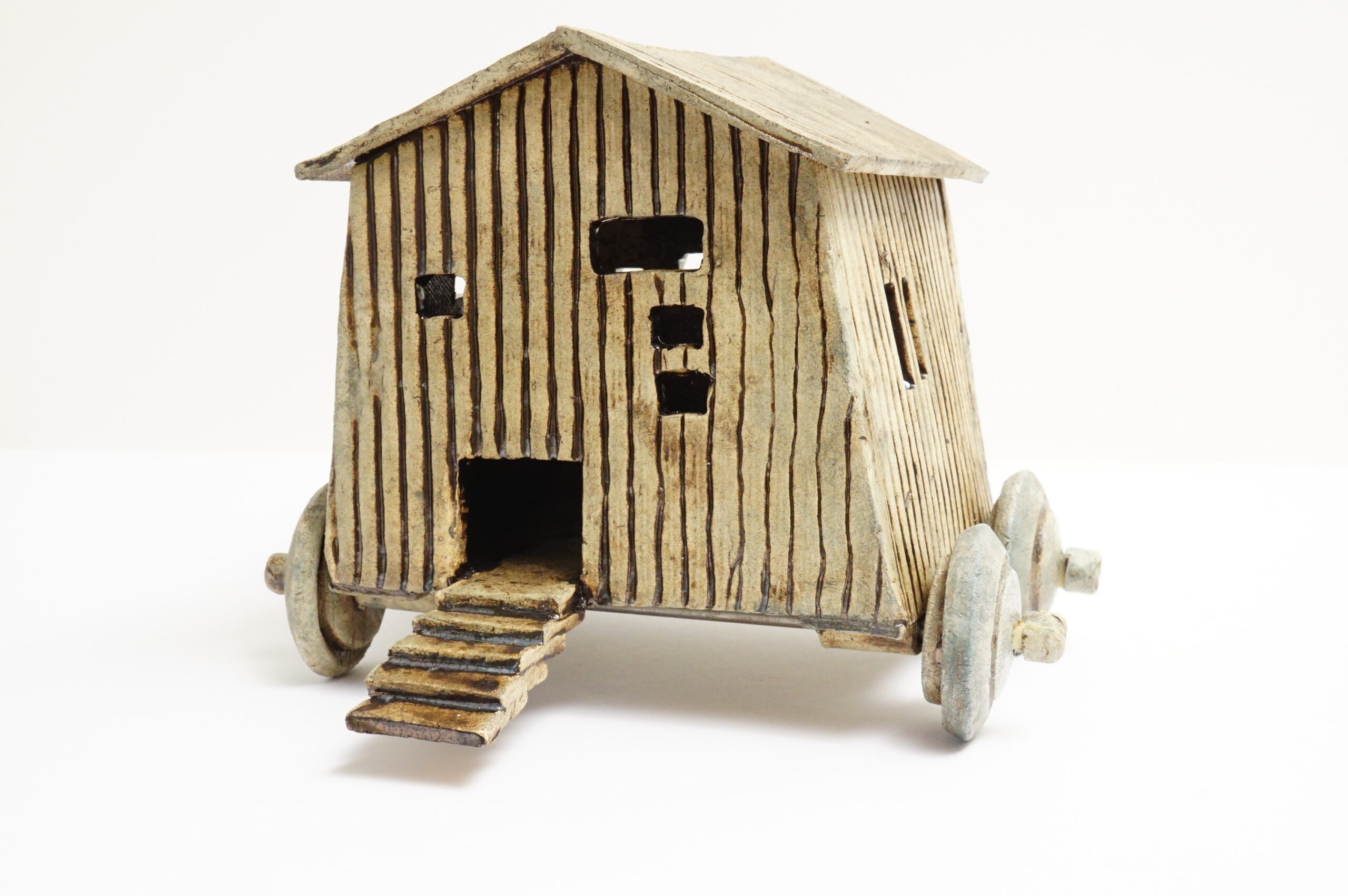 On the road Keramik Jikke van de Waal-Bijma | Malerier af Jikke van de Waal-Bijma