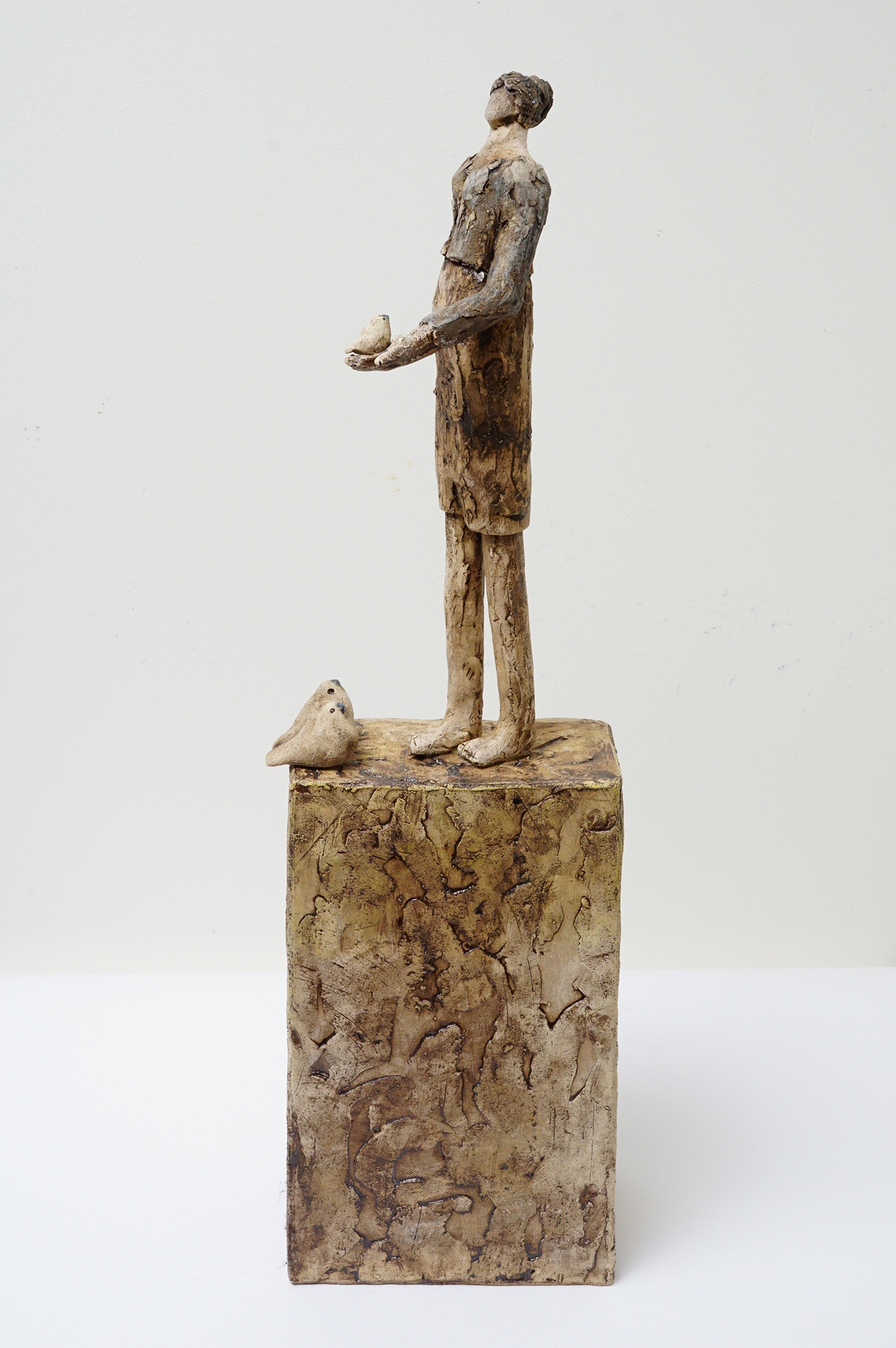 Protection Keramik Jikke van de Waal-Bijma | Malerier af Jikke van de Waal-Bijma