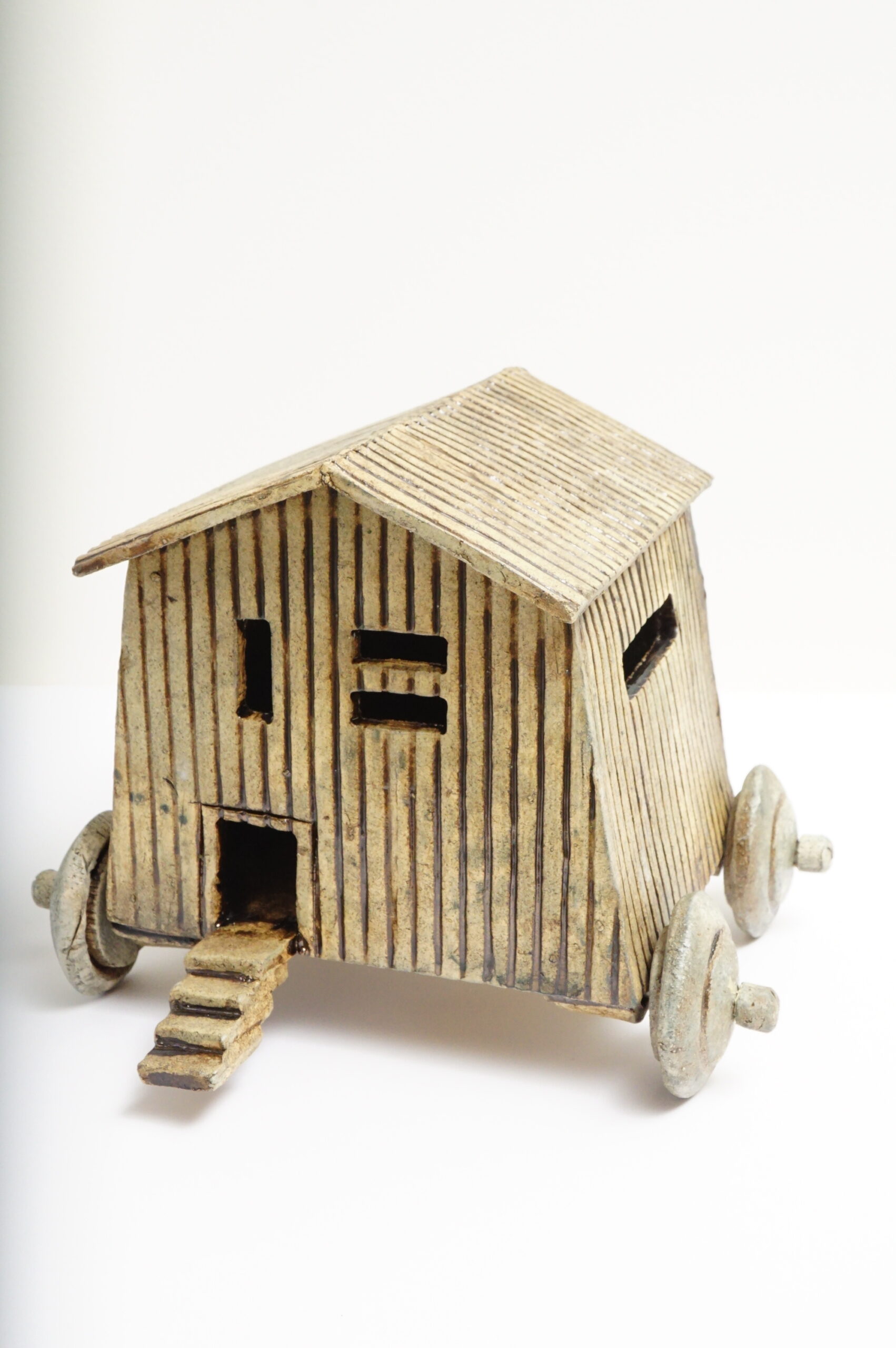 On the road Keramik Jikke van de Waal-Bijma | Malerier af Jikke van de Waal-Bijma