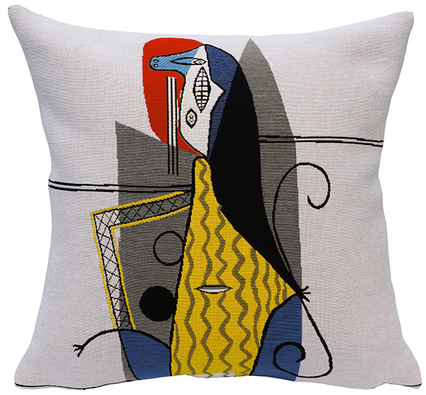 PICASSO Femme dans un Fauteuil Billedvævning Poulin Design | Puder med smukke designs fra Poulin Design