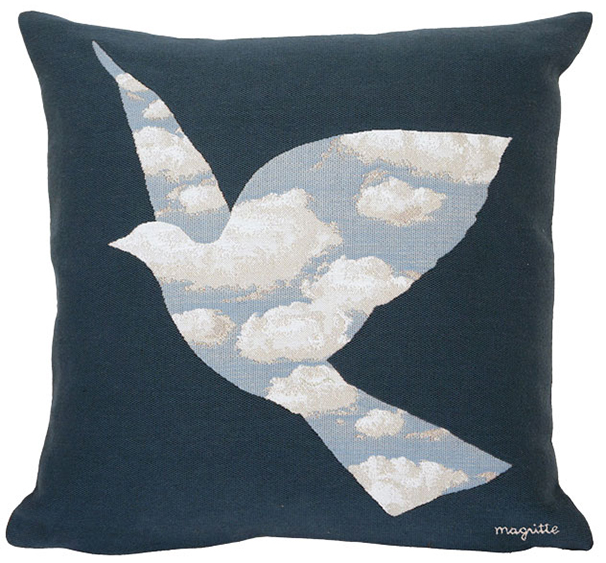 MAGRITTE L iseau de ciel Billedvævning Poulin Design | Puder med smukke designs fra Poulin Design