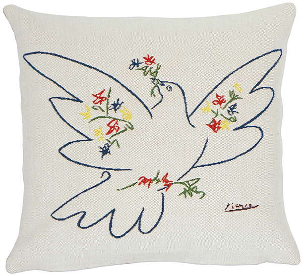 PICASSO Colombes festival Billedvævning Poulin Design | Puder med smukke designs fra Poulin Design