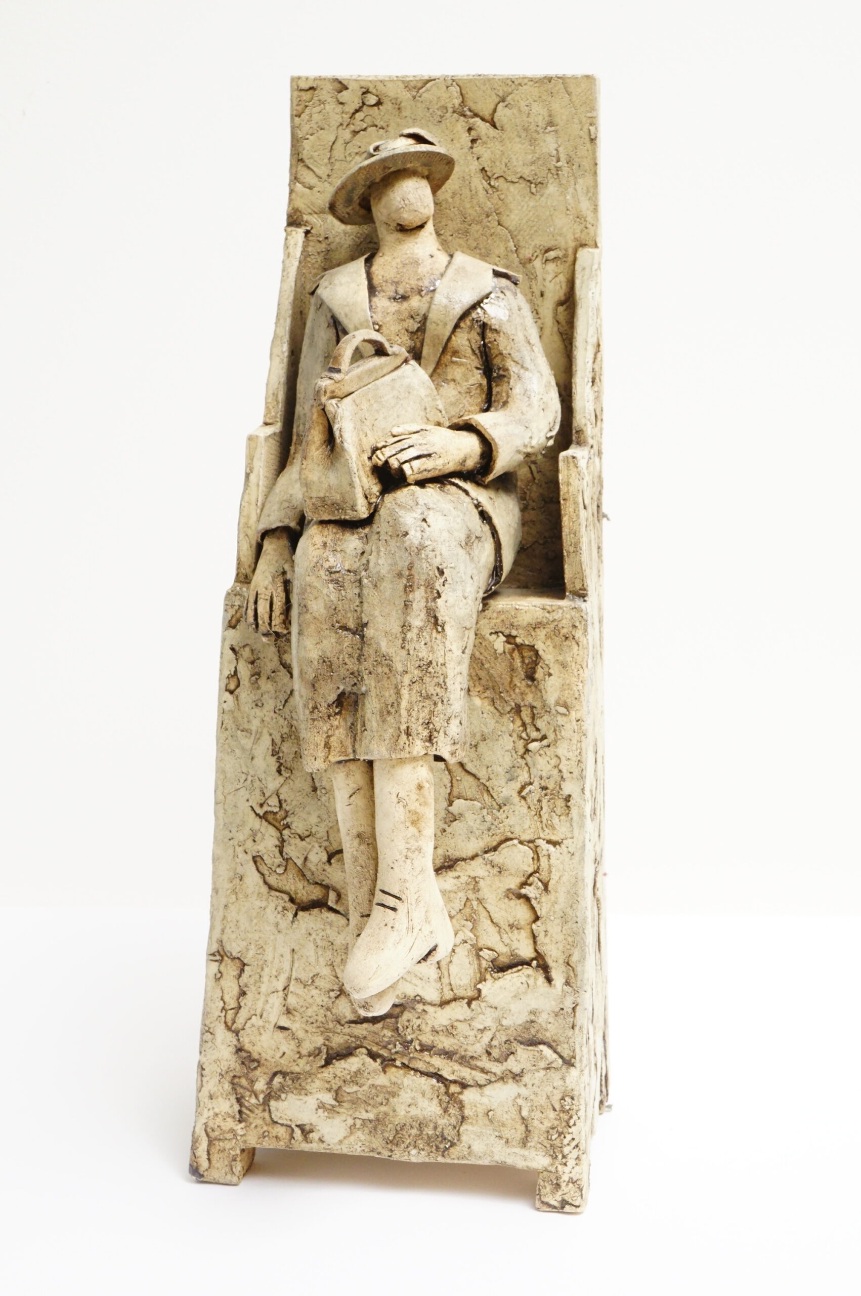 Waiting for Keramik Jikke van de Waal-Bijma | Malerier af Jikke van de Waal-Bijma