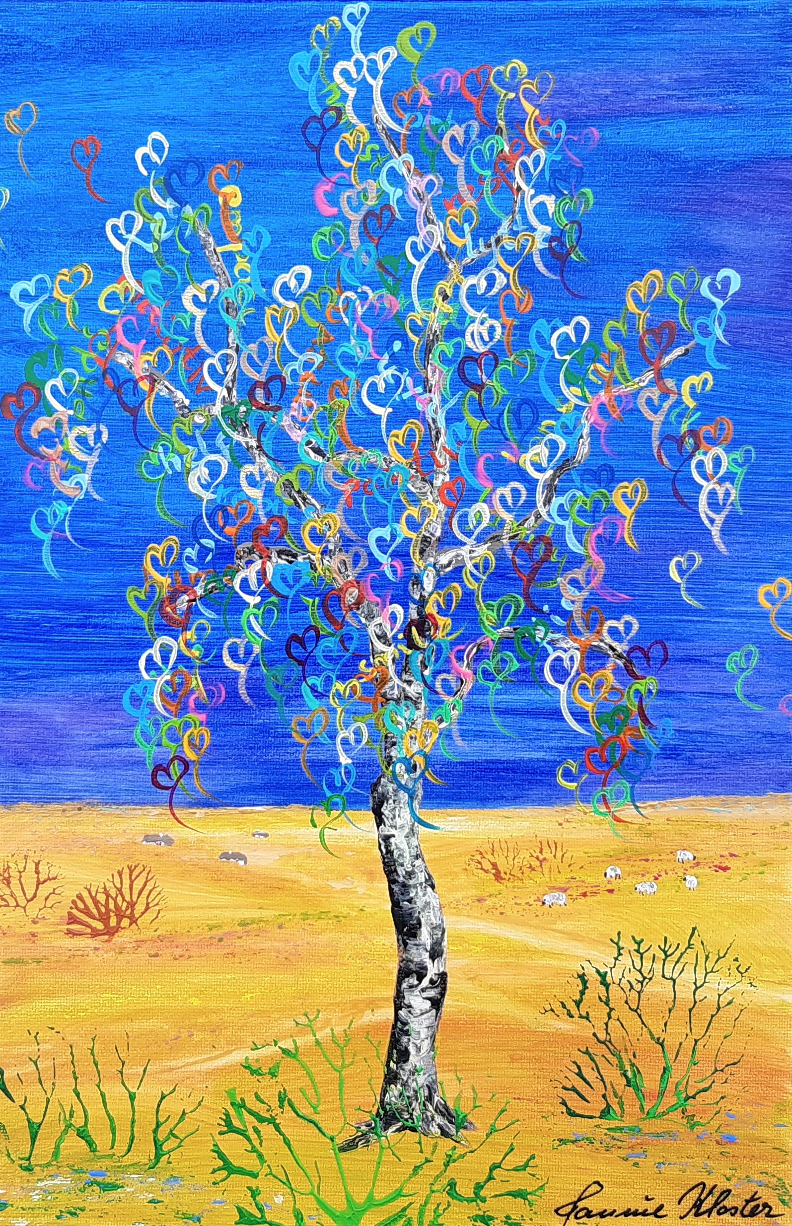 Loving Life Malerier Jannie Kloster | Smukke og energiske malerier af Jannie Kloster