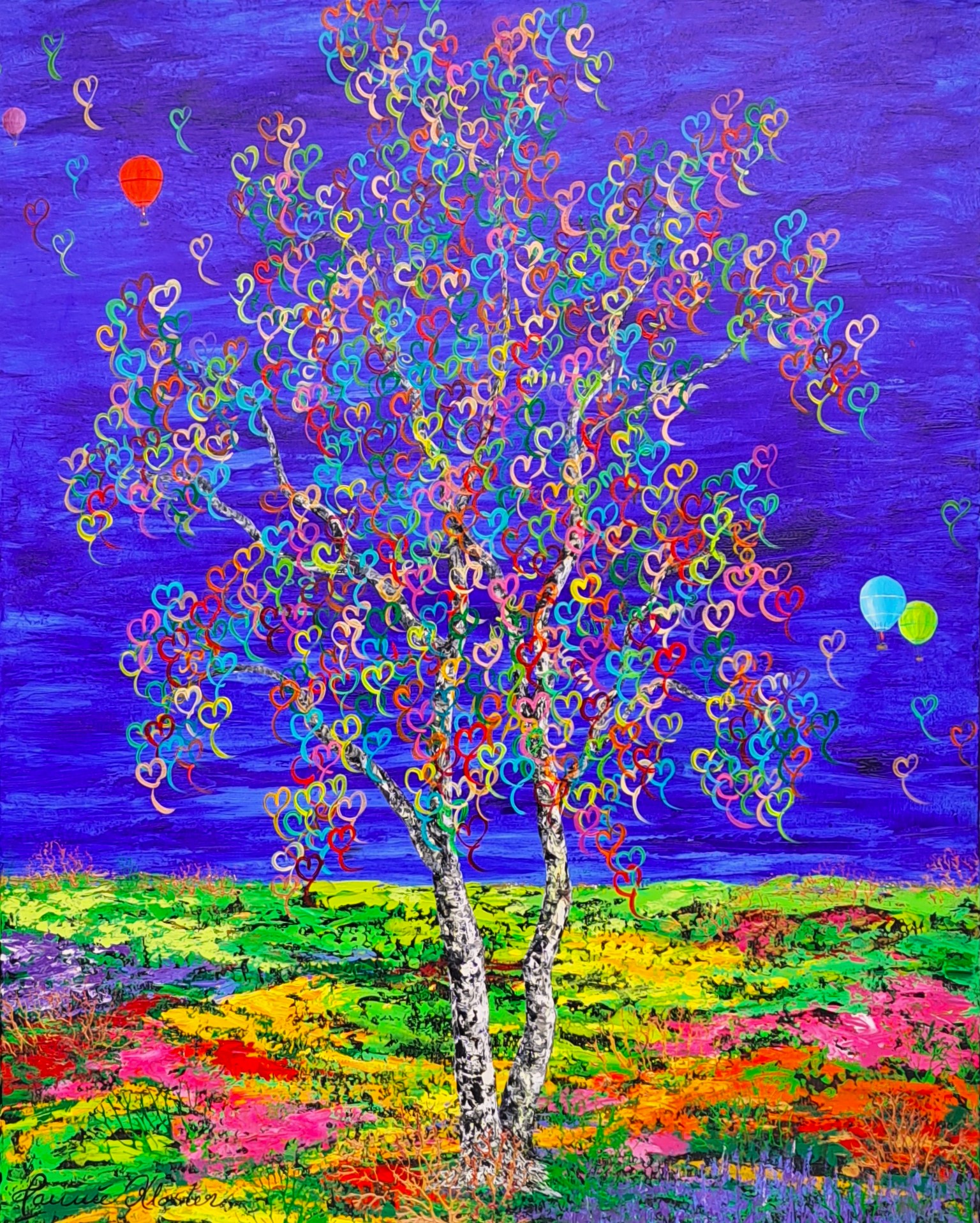 Sammen har vi drømme Malerier Jannie Kloster | Smukke og energiske malerier af Jannie Kloster