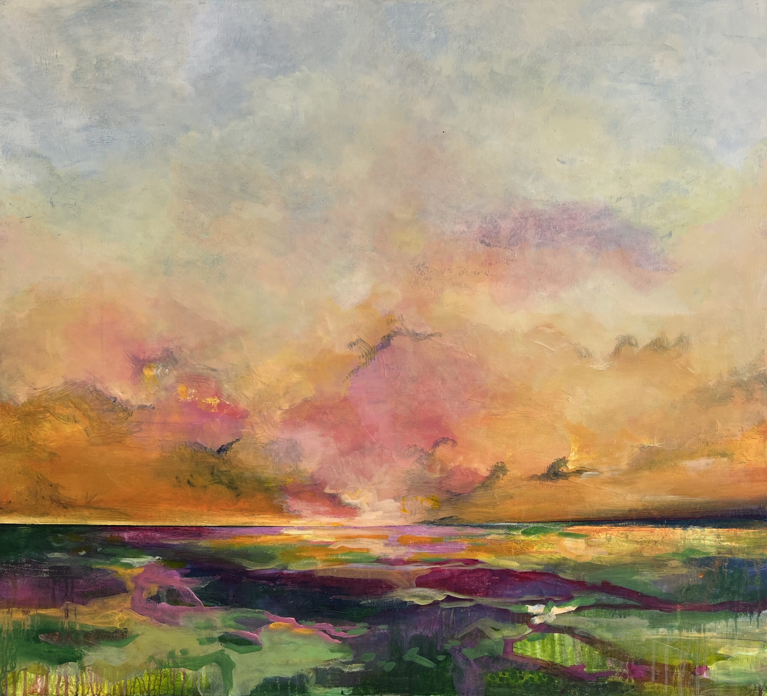 Abstraktion Malerier Benedikte Marie | Dragende malerier af Benedikte Marie | Køb her