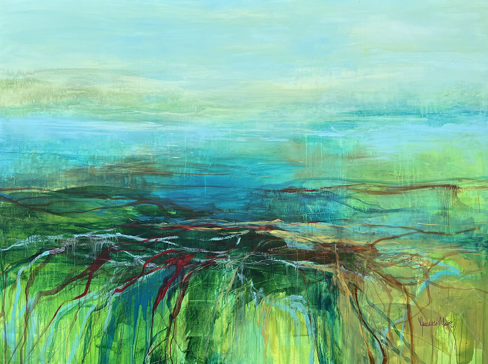 Uden titel Malerier Benedikte Marie | Dragende malerier af Benedikte Marie | Køb her