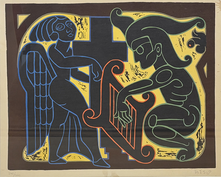 Uden titel Litografier Henry Heerup | Litografier og malerier af Henry Heerup