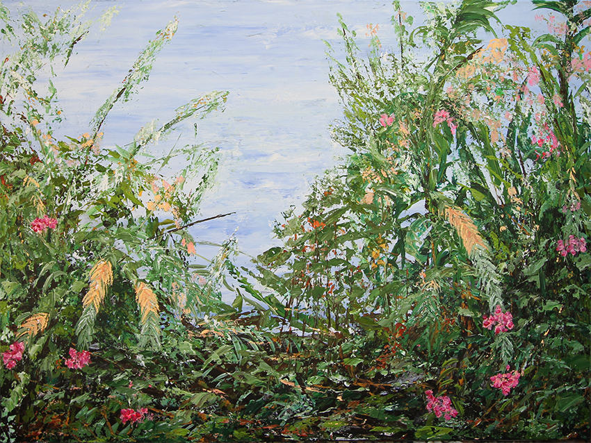 Blåt univers Malerier Helle Bang | Smukke skulpturer skabt af Helle Bang