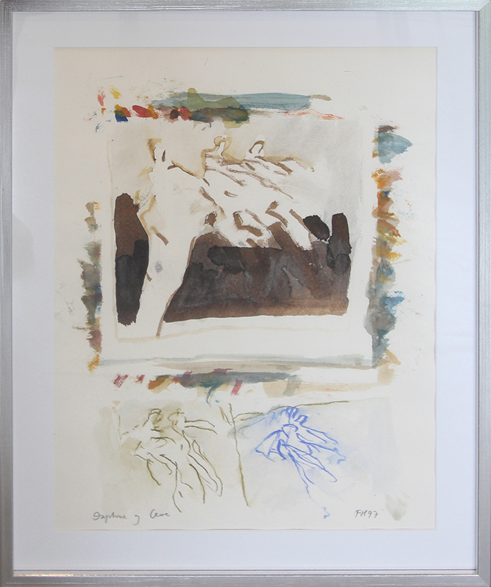 Uden titel Kunst på papir Frank Hammershøj | Malerier lavet af Frank Hammershøj | Køb her