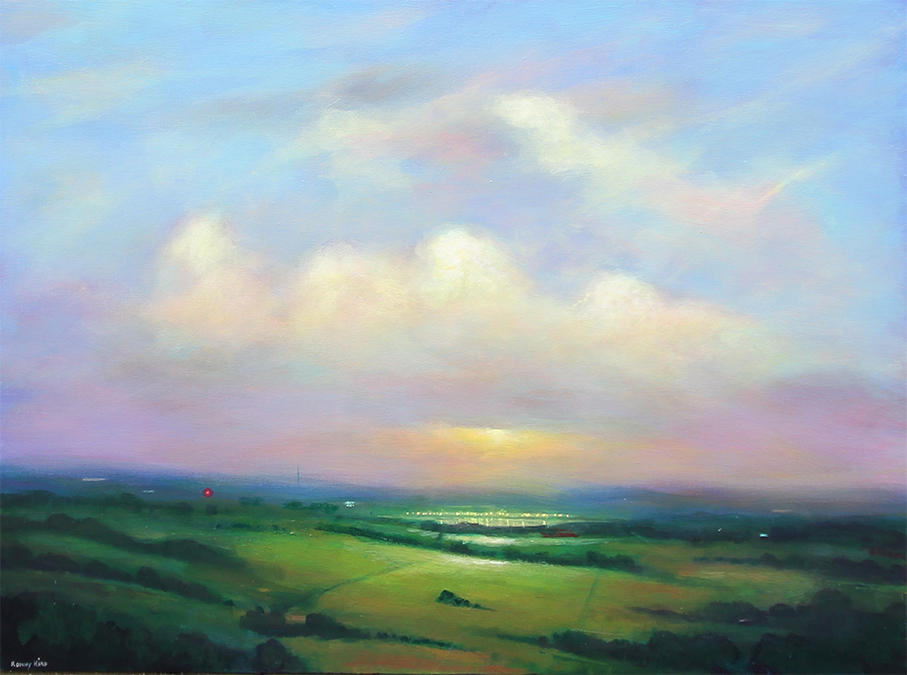 Oppet landskap Malerier Ronny Hård | Køb dekorative Ronny Hård malerier her