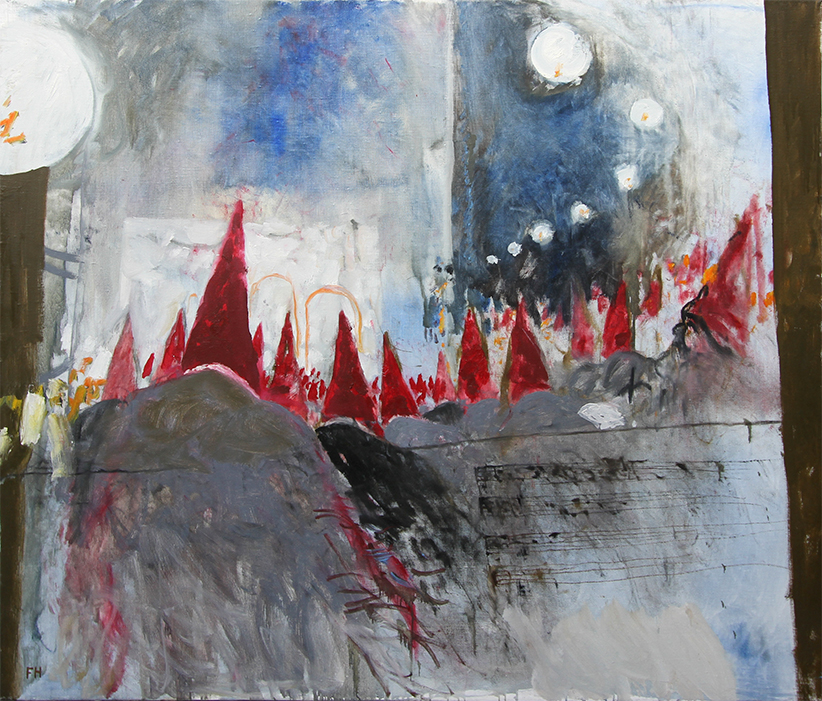 Nisseteater Malerier Frank Hammershøj | Malerier lavet af Frank Hammershøj | Køb her