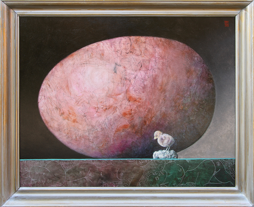 Silent Chickenodyssey Malerier Niels Erik Von Skovballe | Værker af Niels Erik Von Skovballe