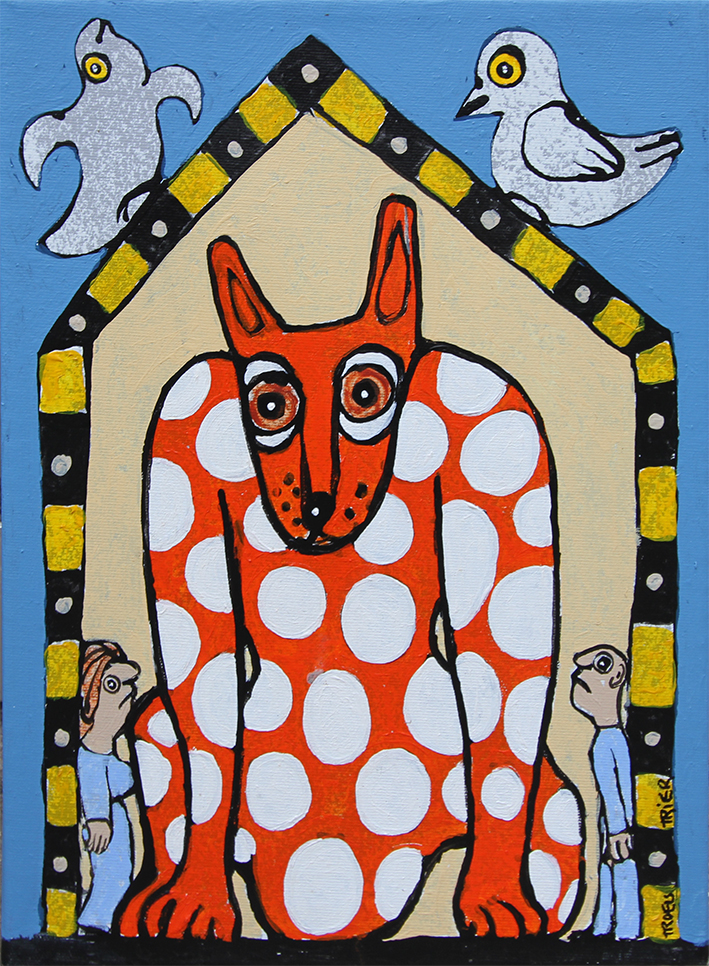 Husdyret Malerier Troels Trier | Køb Troels Trier kunst og maleri - Unikt udvalg