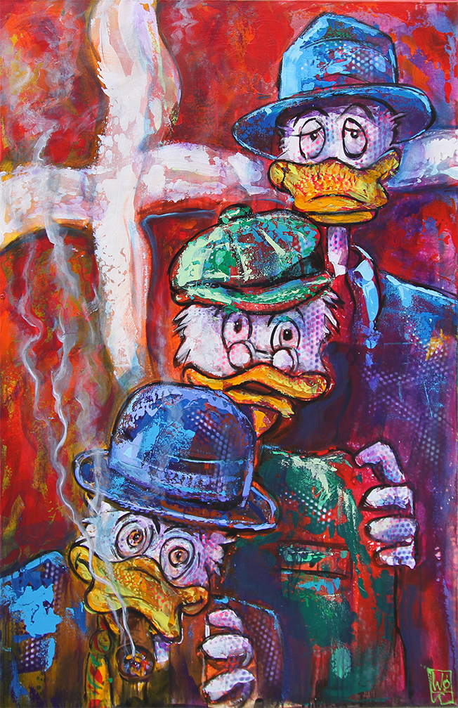 Olsen Banden Malerier Jürgen Wölk | Se vores udvalg af malerier af Jürgen Wölk