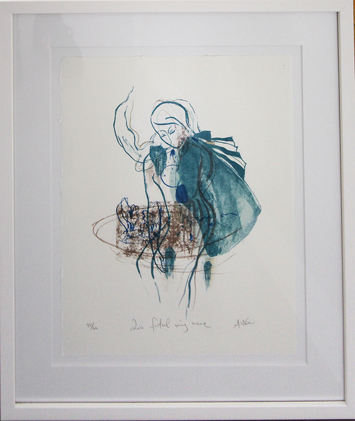 Liv fortæl mig mere Litografier Annette Wier | Køb malerier lavet af Annette Wier - Unik lethed