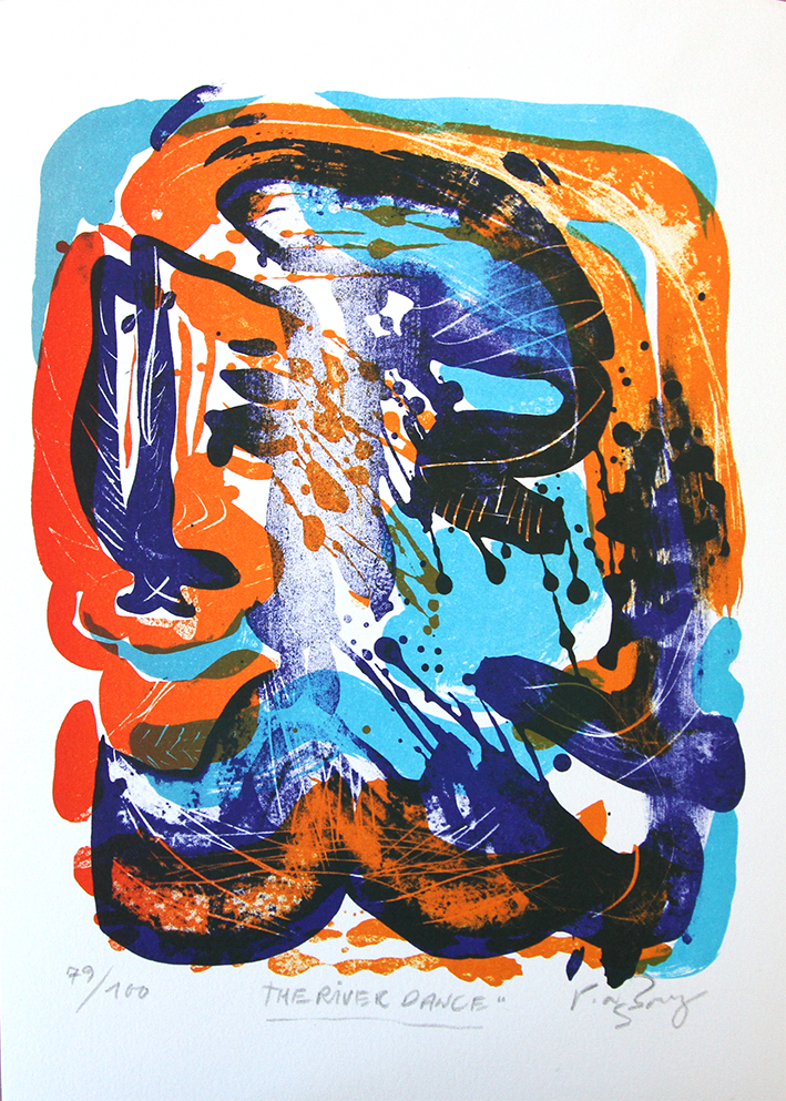 The River dance Litografier