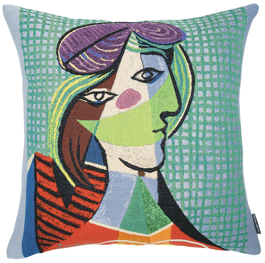 PICASSO, Te te de femme Billedvævning Poulin Design | Puder med smukke designs fra Poulin Design