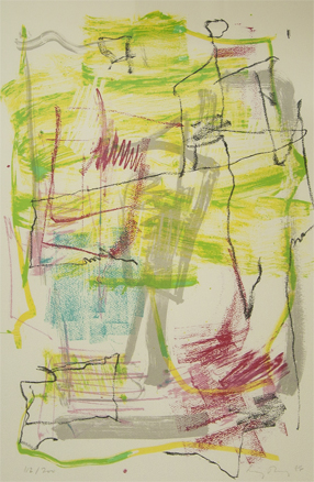 Uden titel Litografier Leif Dræby | Skrigende malerier af Leif Dræby | Køb her