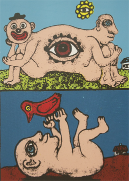 Kapitel 9 Litografier Troels Trier | Køb Troels Trier kunst og maleri - Unikt udvalg