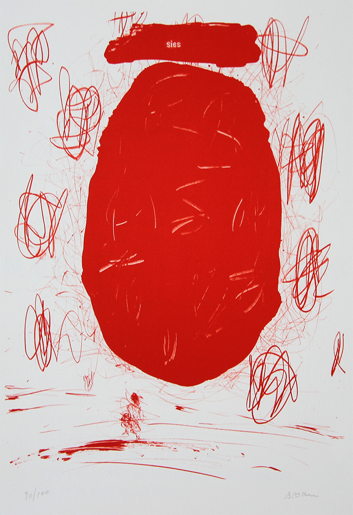 Uden titel Litografier Doris Bloom | Performance kunstværker af Doris Bloom - Køb her