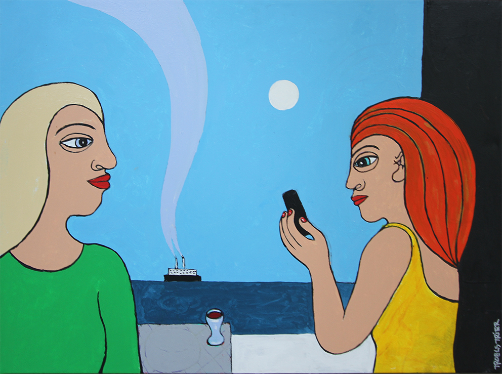 Pludselig kommer en sms