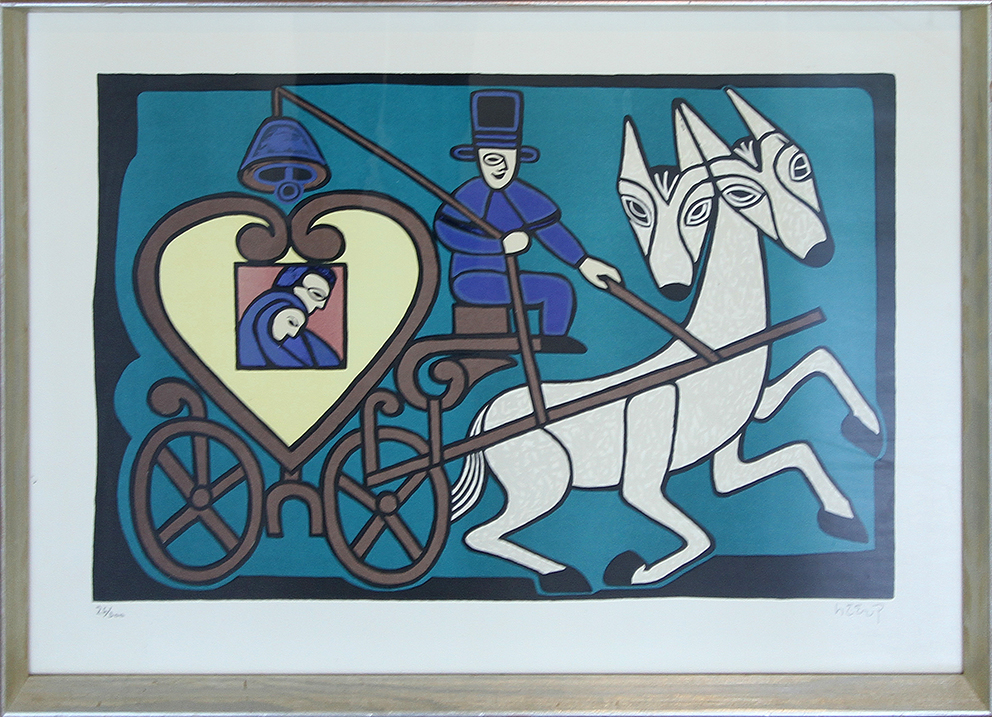 Uden titel Litografier Henry Heerup | Litografier og malerier af Henry Heerup