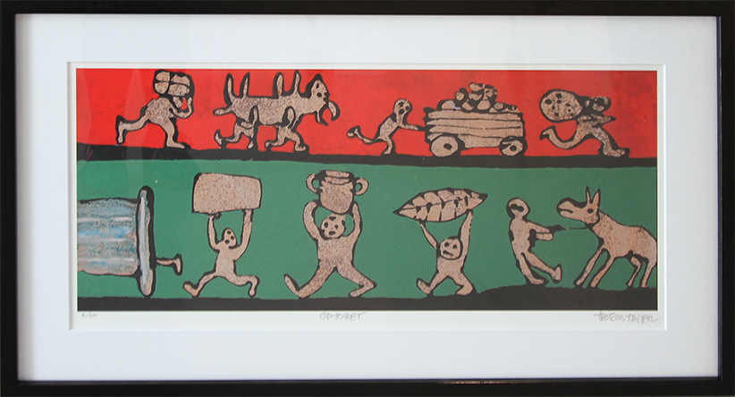 Optoget Litografier Troels Trier | Køb Troels Trier kunst og maleri - Unikt udvalg