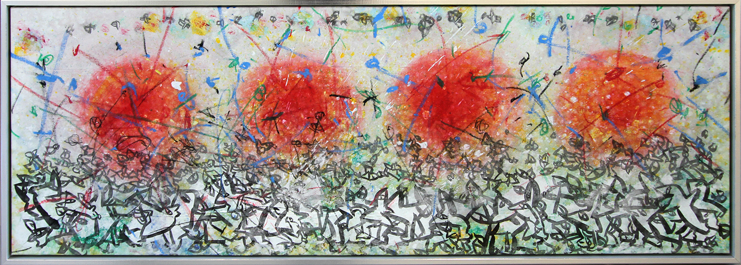 Summer is here Malerier Yoshio Nakajima | Køb malerier er kunstneren Yoshio Nakajima