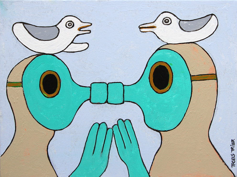 Kærlighed Covid Malerier Troels Trier | Køb Troels Trier kunst og maleri - Unikt udvalg