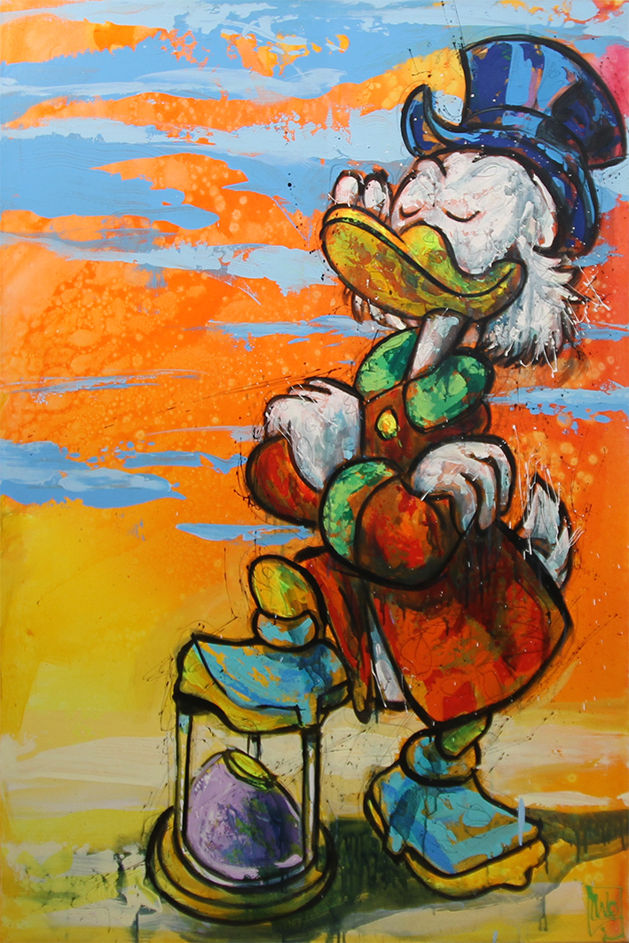 Onkel Joakim Malerier Jürgen Wölk | Se vores udvalg af malerier af Jürgen Wölk