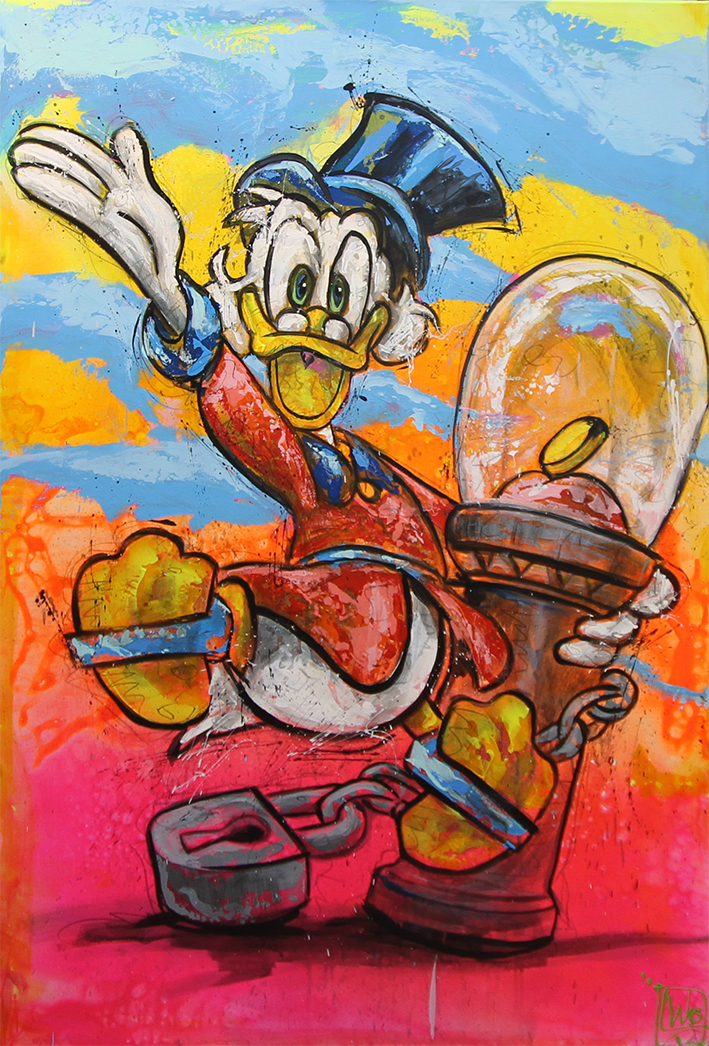 Onkel Joakim Malerier Jürgen Wölk | Se vores udvalg af malerier af Jürgen Wölk