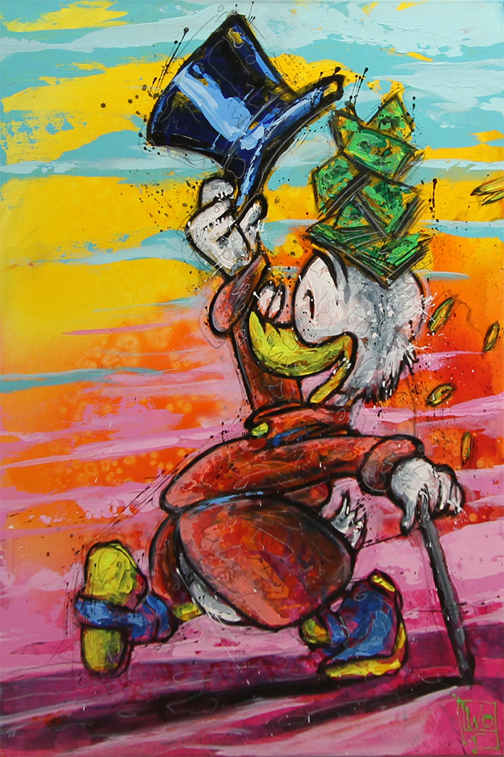 Onkel Joakim Malerier Jürgen Wölk | Se vores udvalg af malerier af Jürgen Wölk