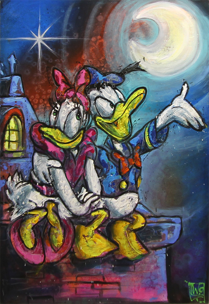 Anders And & Andersine Malerier Jürgen Wölk | Se vores udvalg af malerier af Jürgen Wölk