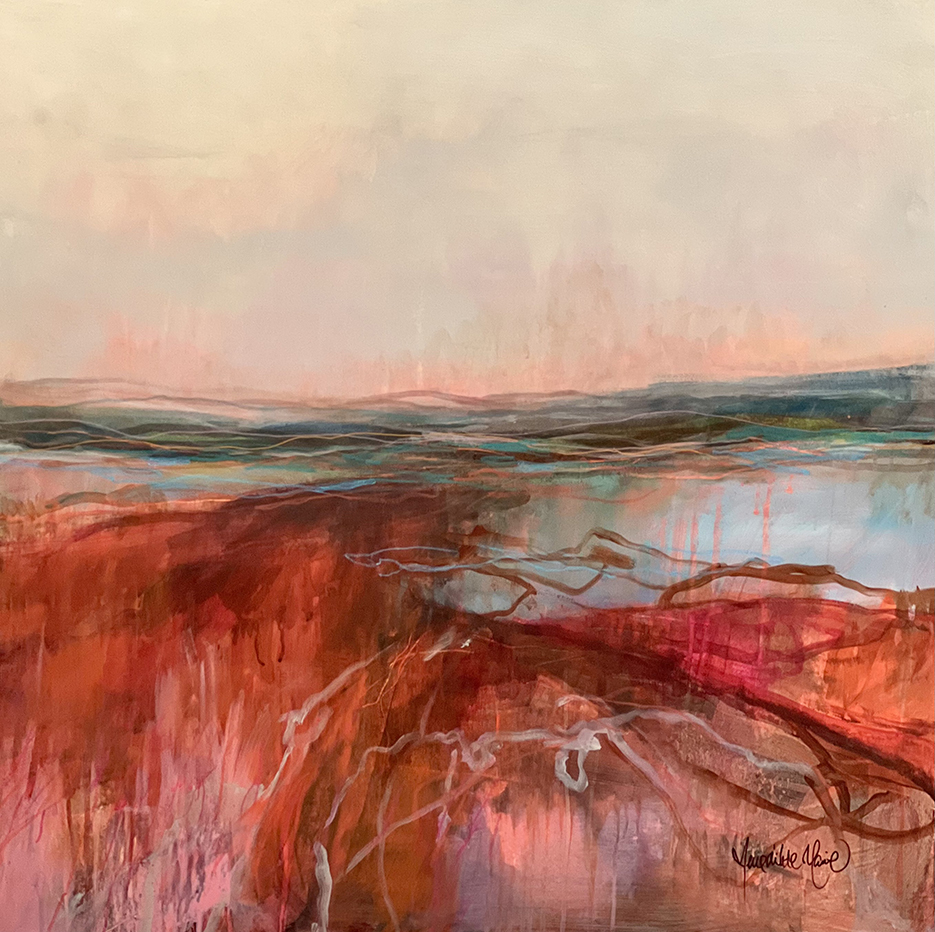 Abstraktion Malerier Benedikte Marie | Dragende malerier af Benedikte Marie | Køb her