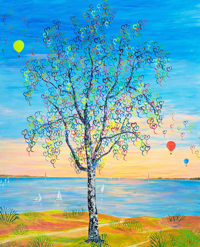 Livsværdiger Malerier Jannie Kloster | Smukke og energiske malerier af Jannie Kloster