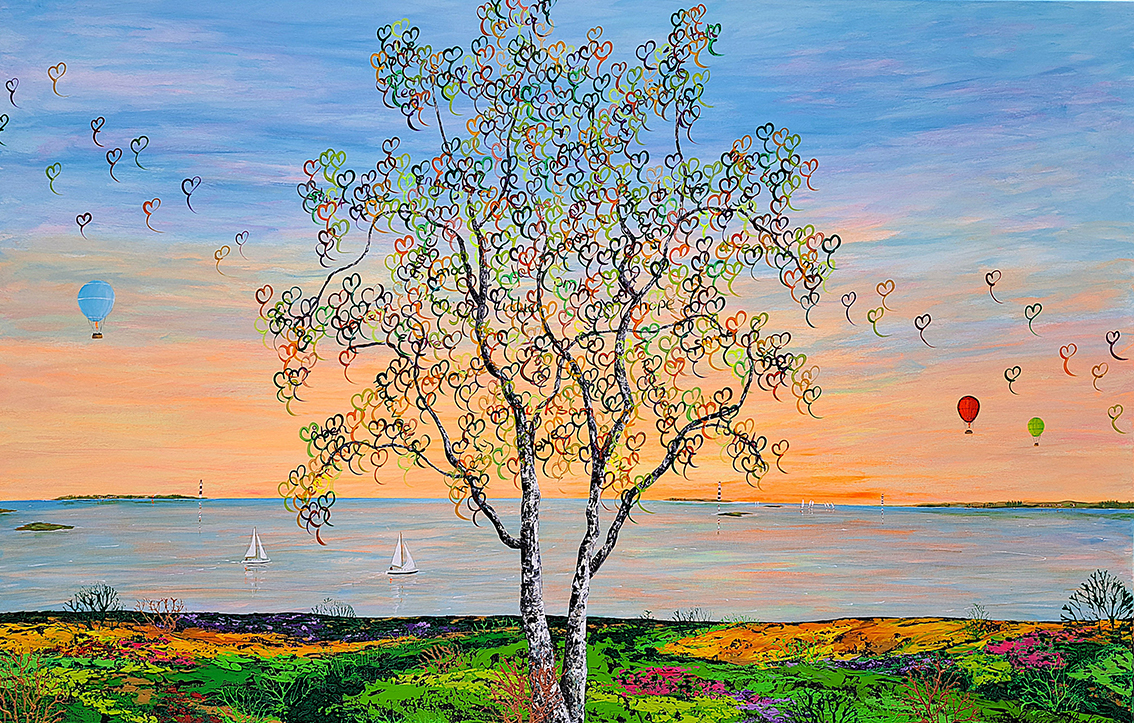 Sæt ord på dine drømme Malerier Jannie Kloster | Smukke og energiske malerier af Jannie Kloster