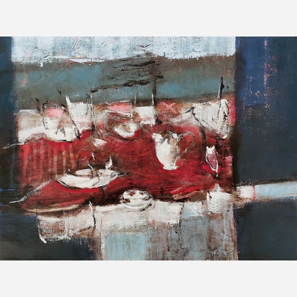 Table behind the curtain II