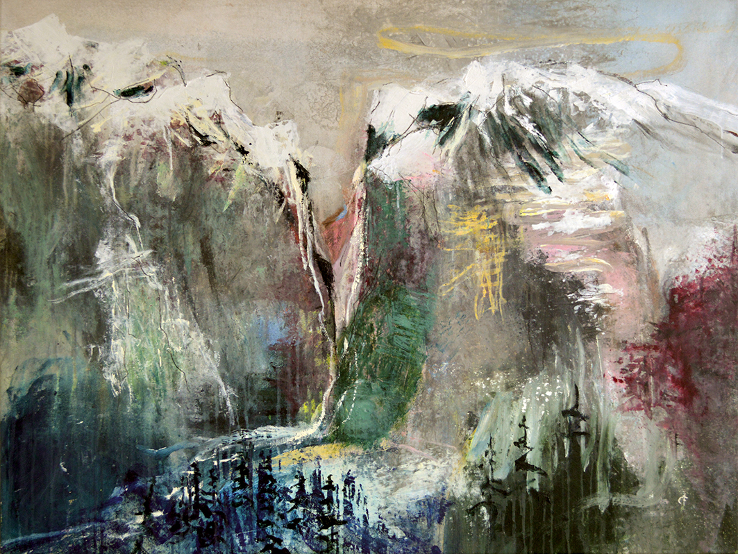 Canadian Impressions, Rocky Mountains - maleri af Carsten Frank | Carsten Frank | Køb kunst og malerier fra Carsten frank | Unikt udvalg
