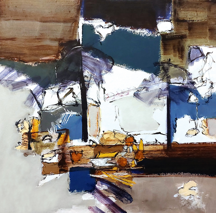 Fragment fra mit liv II - maleri af Carsten Frank | Carsten Frank | Køb kunst og malerier fra Carsten frank | Unikt udvalg