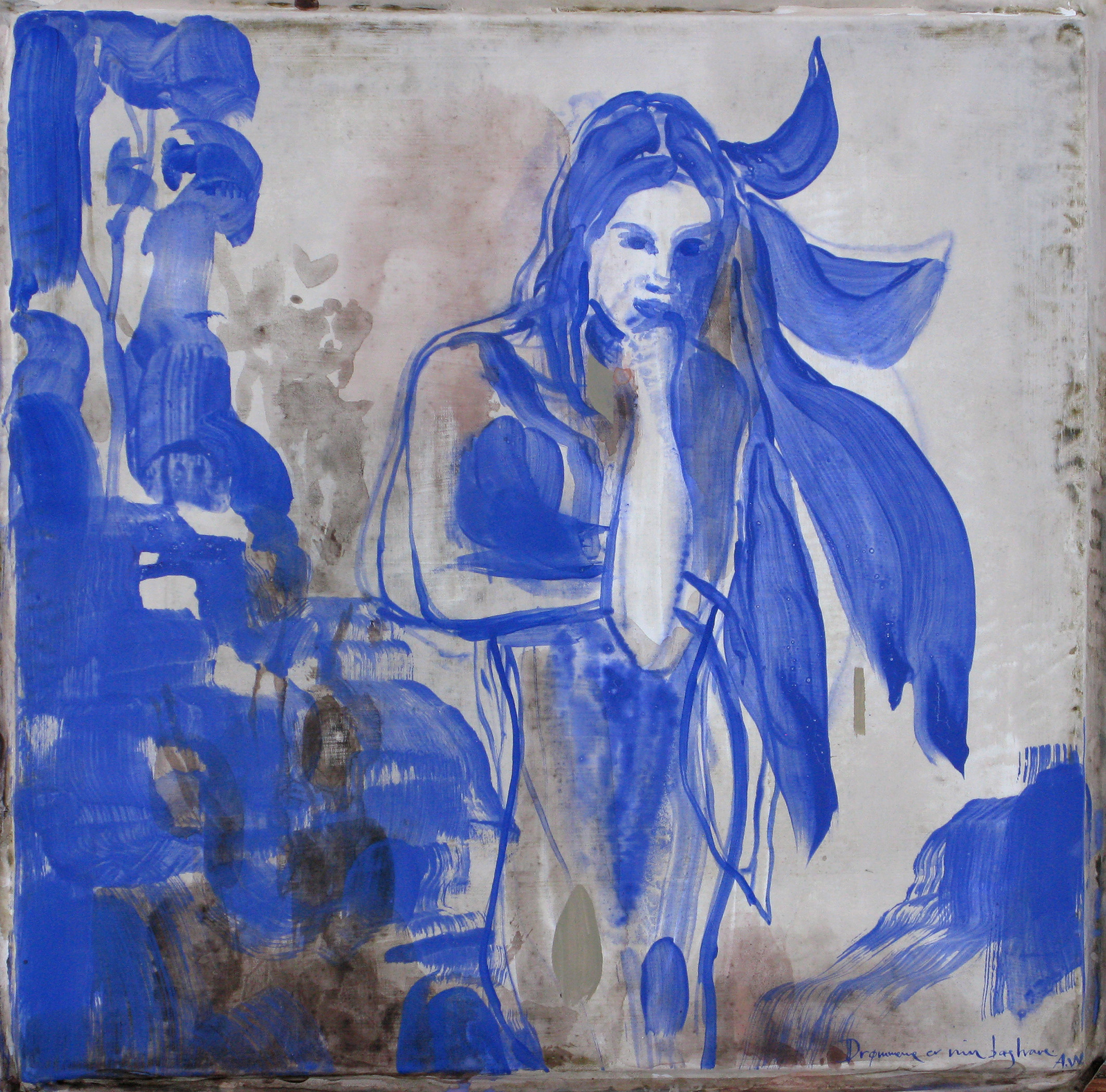 Drømmene er min baghave Malerier Annette Wier | Køb malerier lavet af Annette Wier - Unik lethed