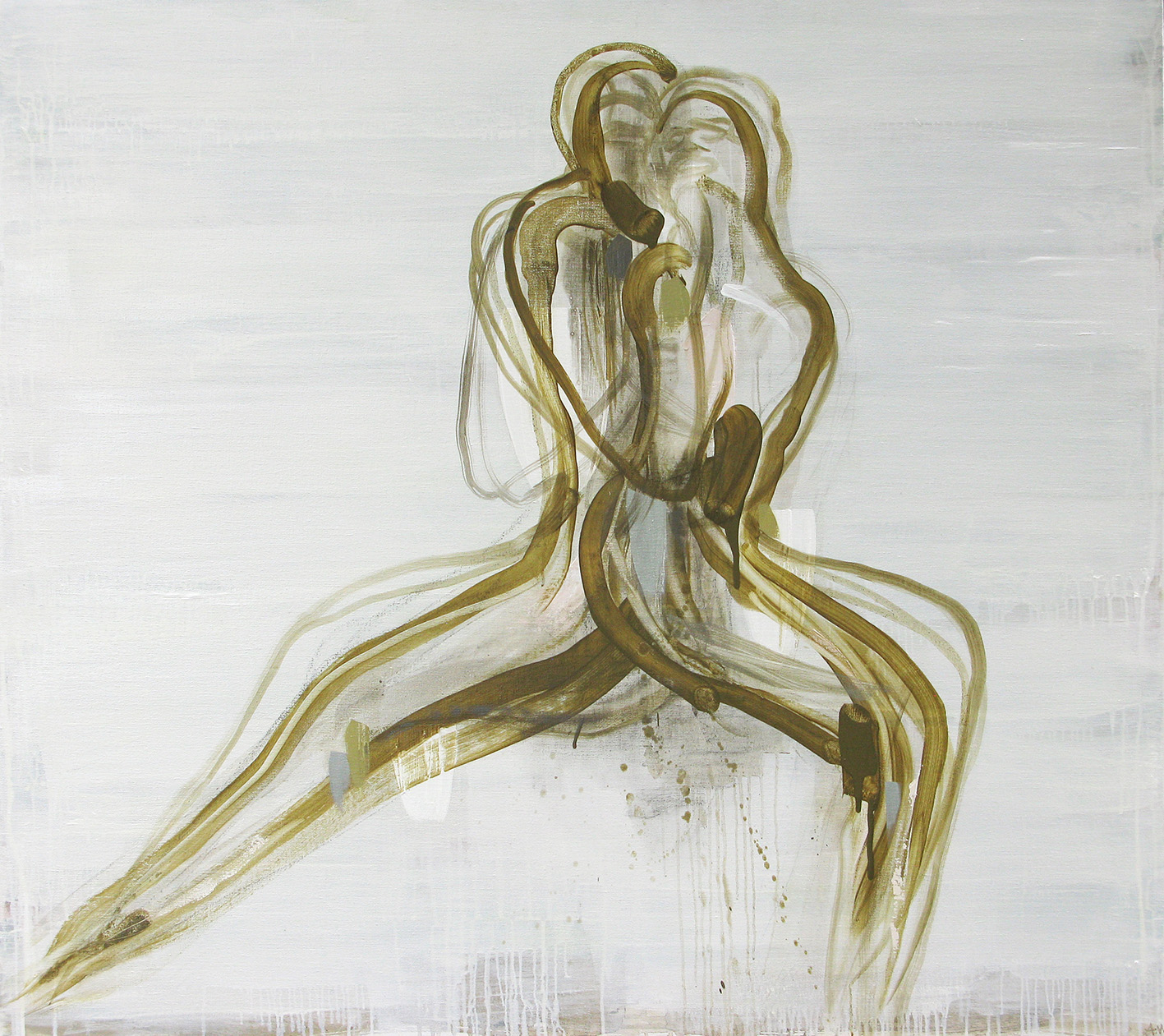 Lysning Malerier Annette Wier | Køb malerier lavet af Annette Wier - Unik lethed