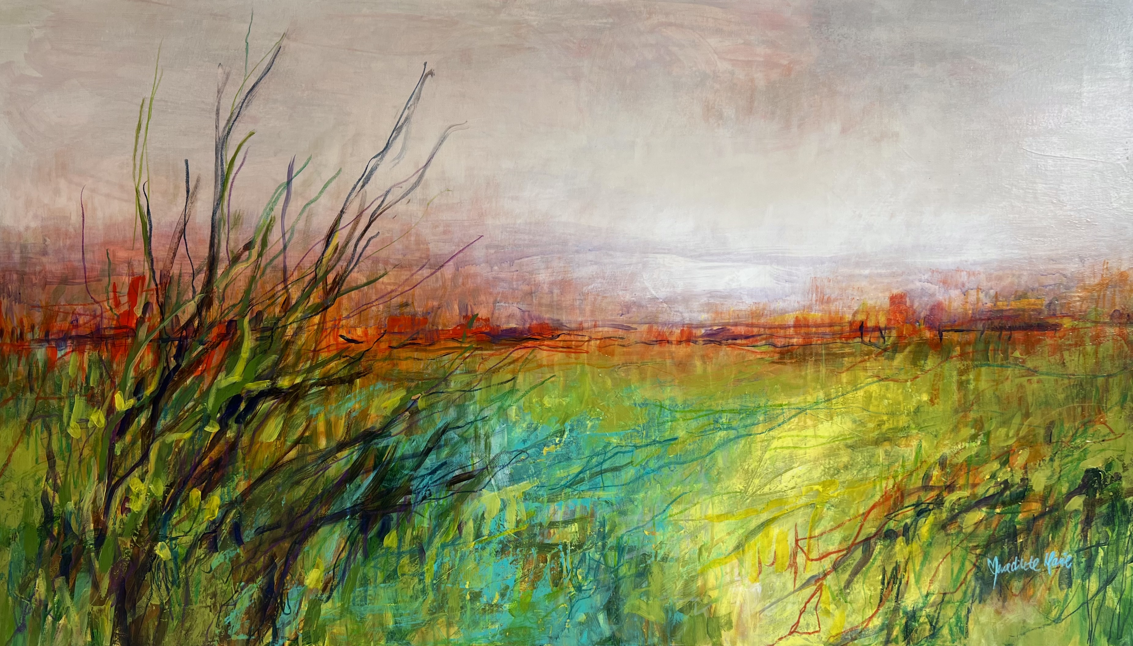 Abstraktion Malerier Benedikte Marie | Dragende malerier af Benedikte Marie | Køb her